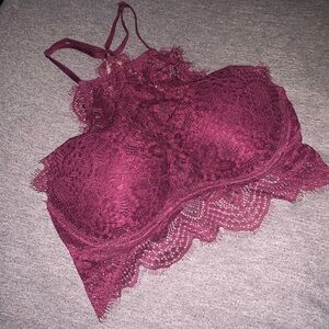 Pink Victoria Secret Push Up Pigeonnant Bra Size small
